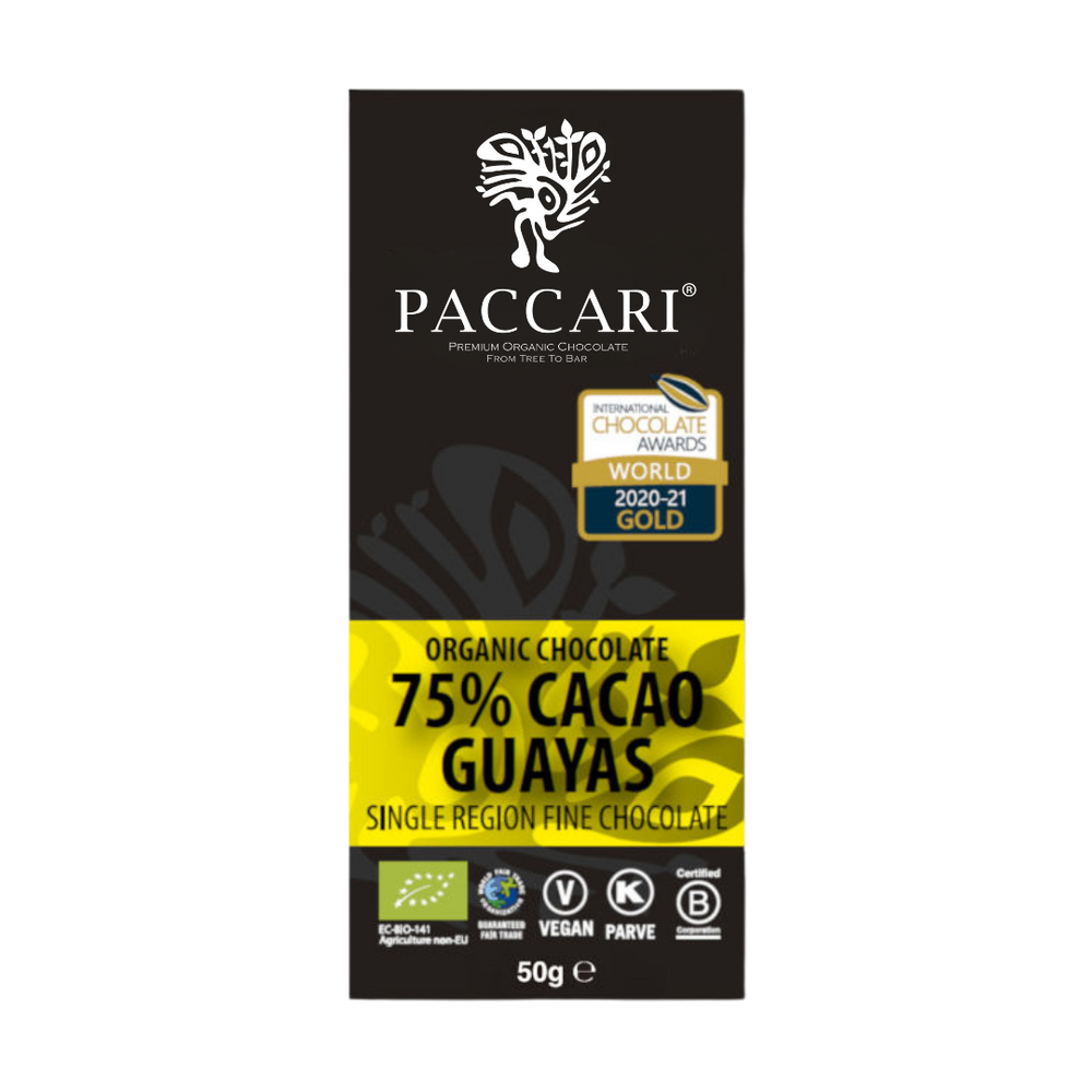 Organic Chocolate Bar Guayas 75%