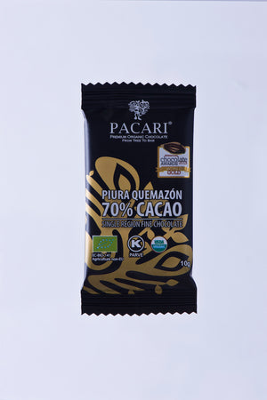 Mega Pack 100 Piura Quemazon Chocolate 70% (Fun Size Bars)